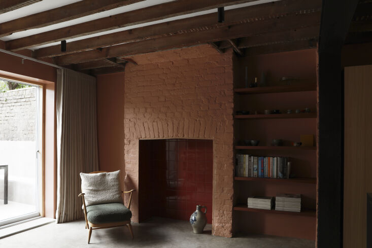 the kitchen and dining areas inhabit the ground floor. &#8\2\20;the earthy  17