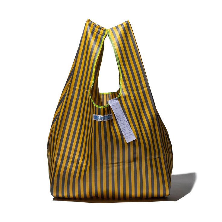 the school tie fabric bag comes in seven striped combinations and is \$34 from  24