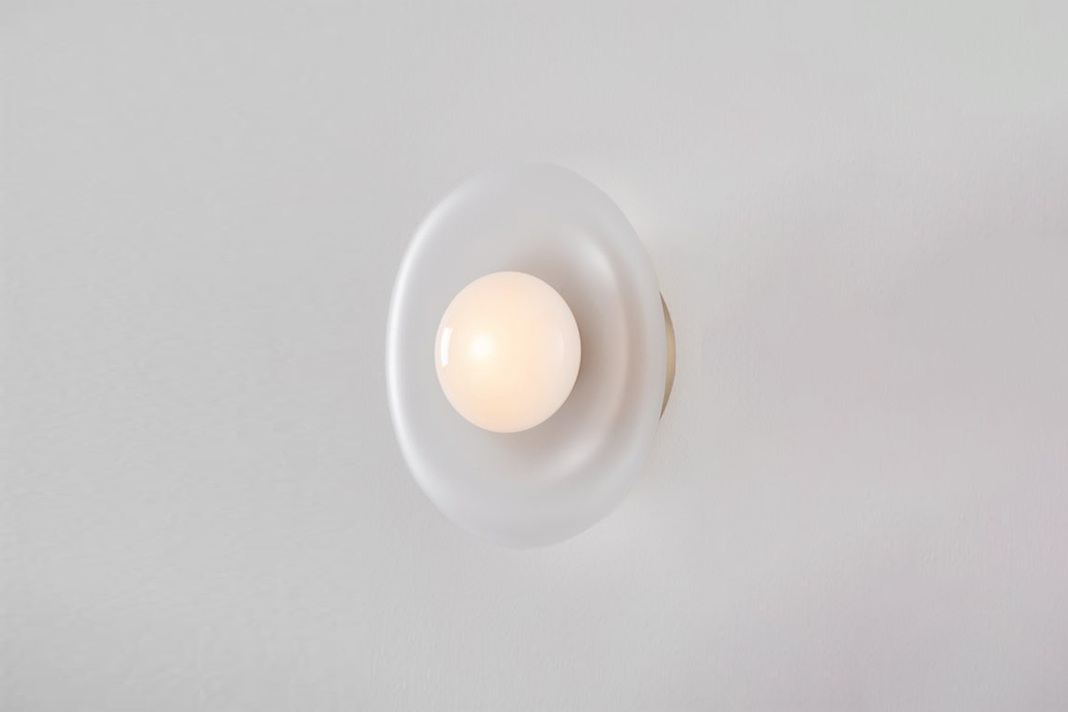 the sklo pillow sconce ceiling light is available in a range of colored frosted 26