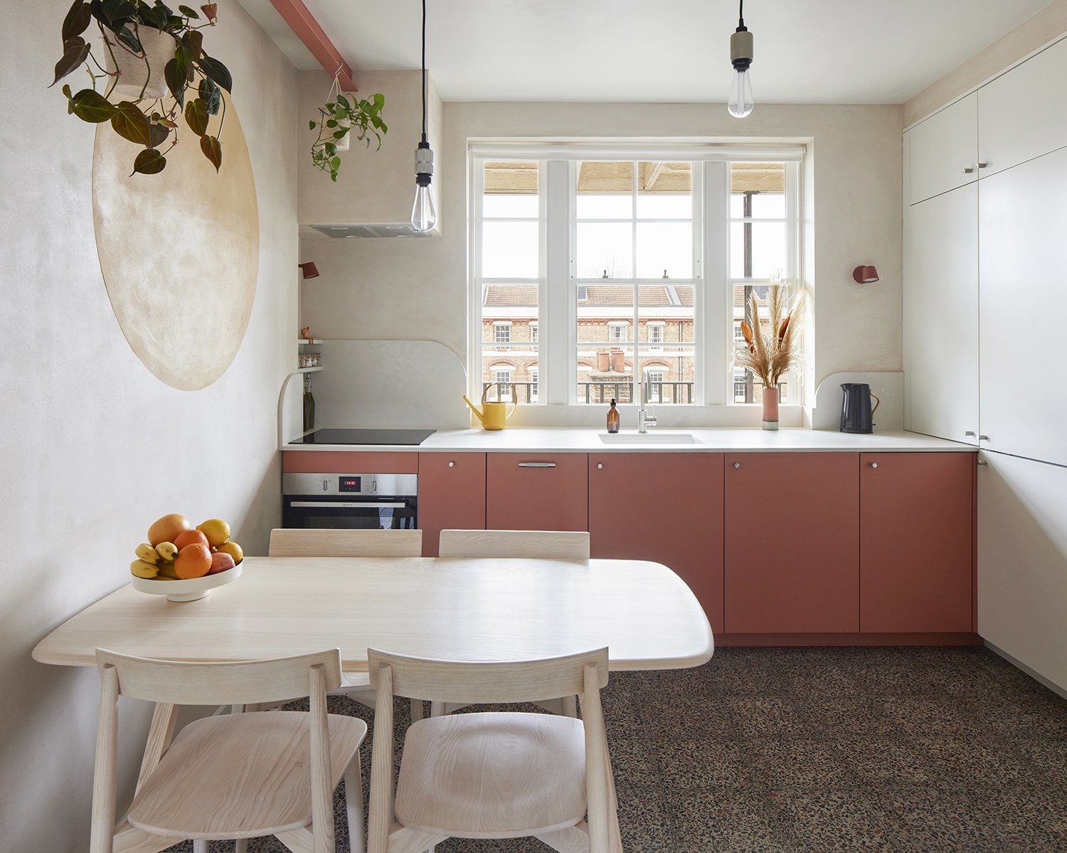 the cabinets are composed of ikea metod innards with custom fronts of &#8\2 18