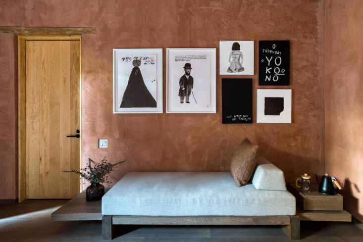 all of the contemporary mexican art throughout the house is curated by mexico c 21