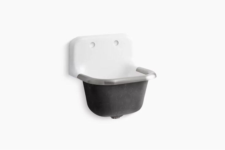 the kohler bannon \24 inch wall mount service sink has the feel of a vintage ut 24