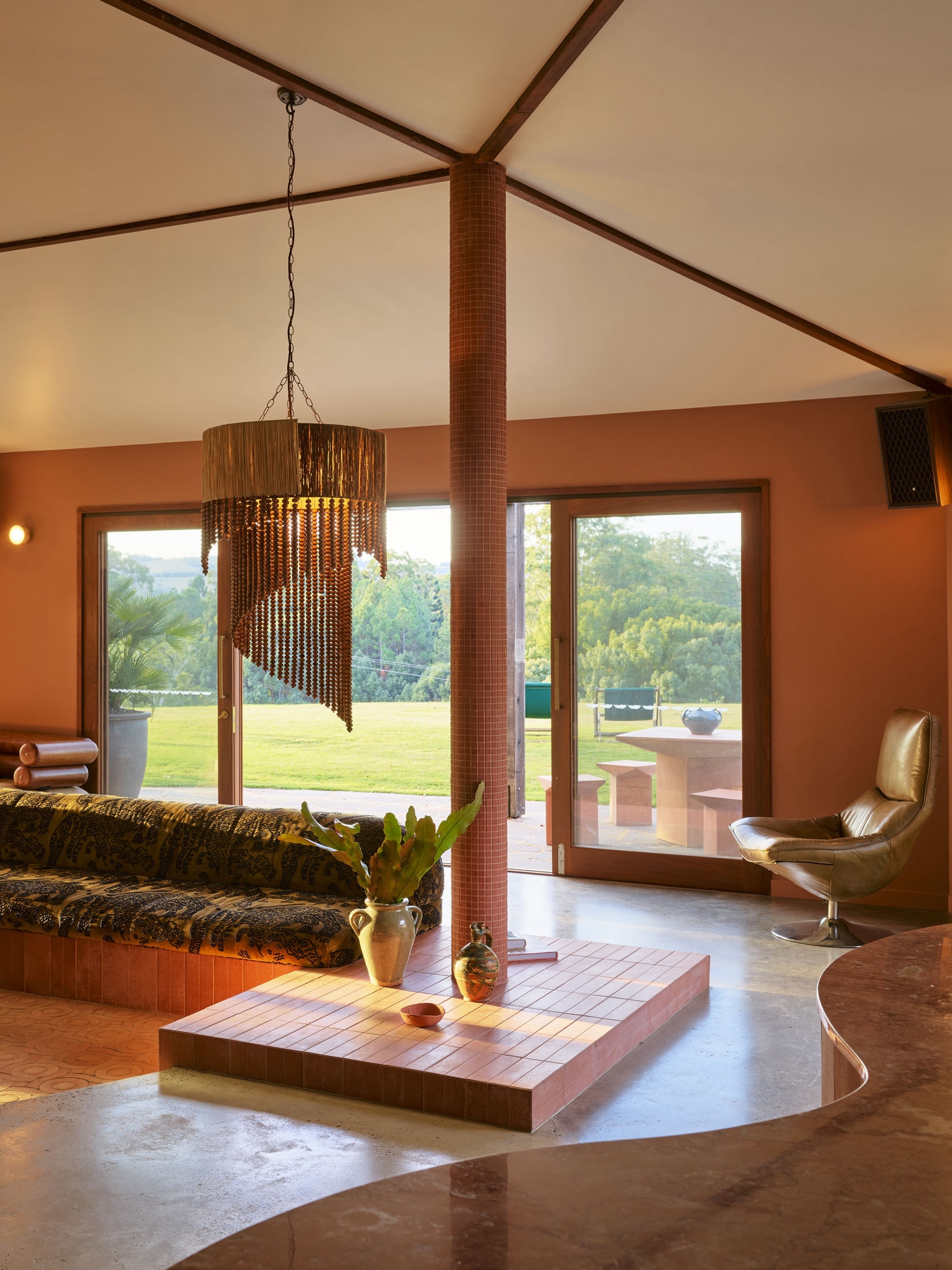 another of lana\2\17;s one off designs hangs in a lounge at sun ranch in 22