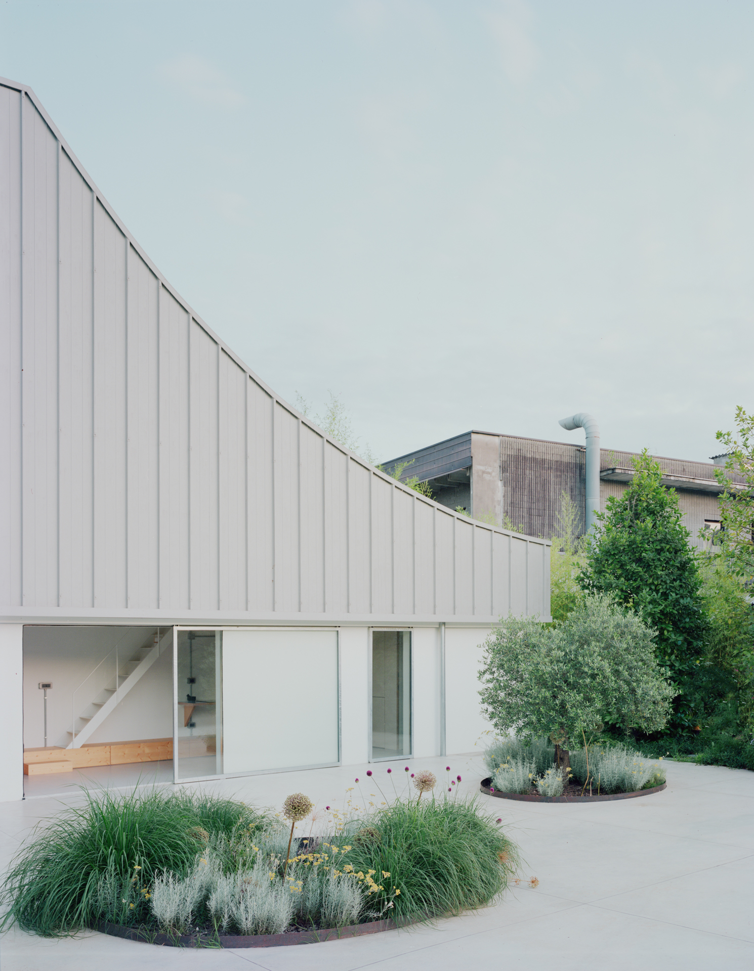 studio wok designed indoors and out, including the playful plantings. 24