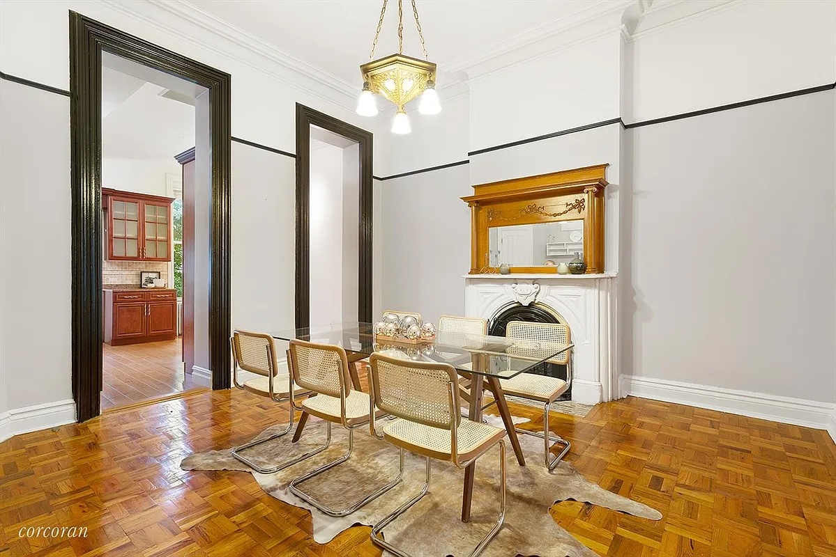 from the real estate listing. the floor and fireplace were preserved. 29