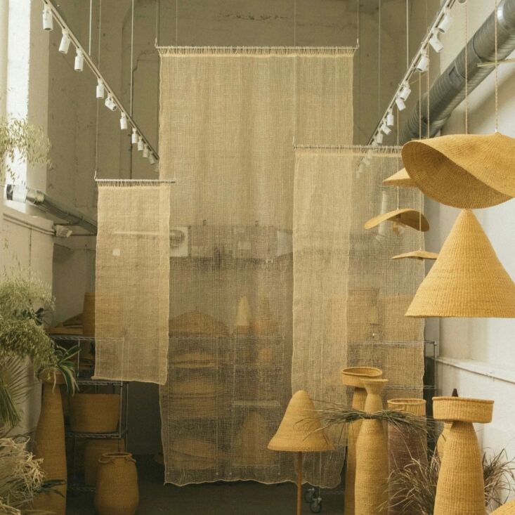 layered, the hangings have moments of opacity and translucency. 18