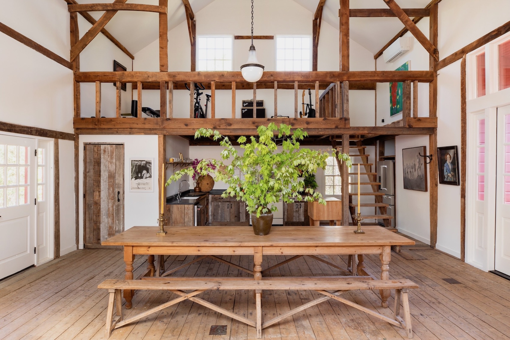 the second floor is currently used as a gym. 38