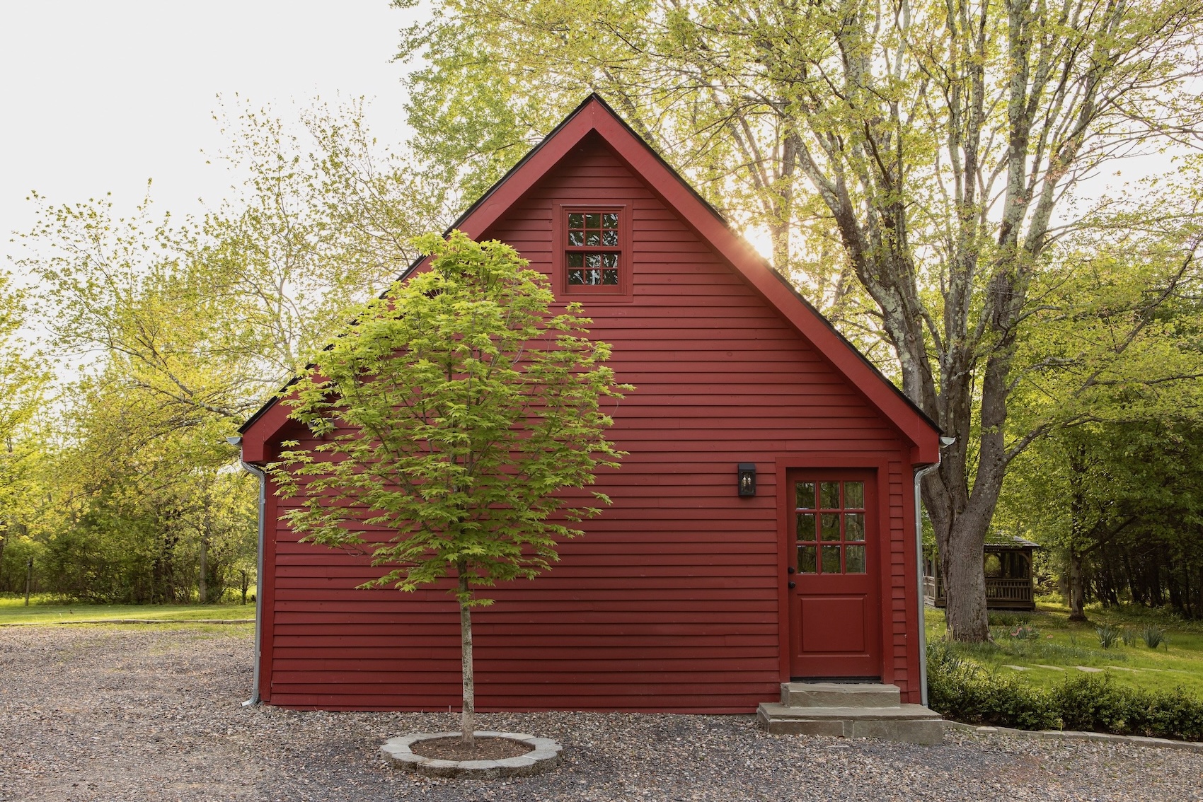 the couple gave the cottage and barn the same exterior and interior upgrades as 33