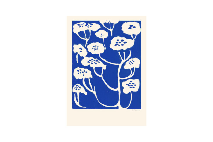 printed in denmark, this poster by a clothing designer turned illustrator feels 22