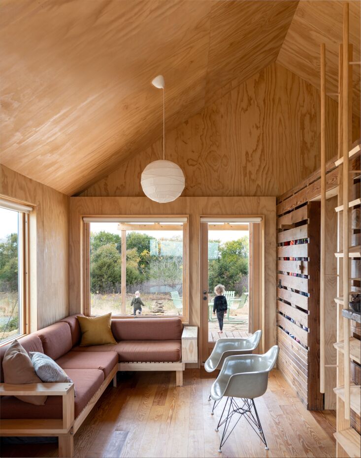 the home is designed essentially as a frame within a frame; inside the original 18