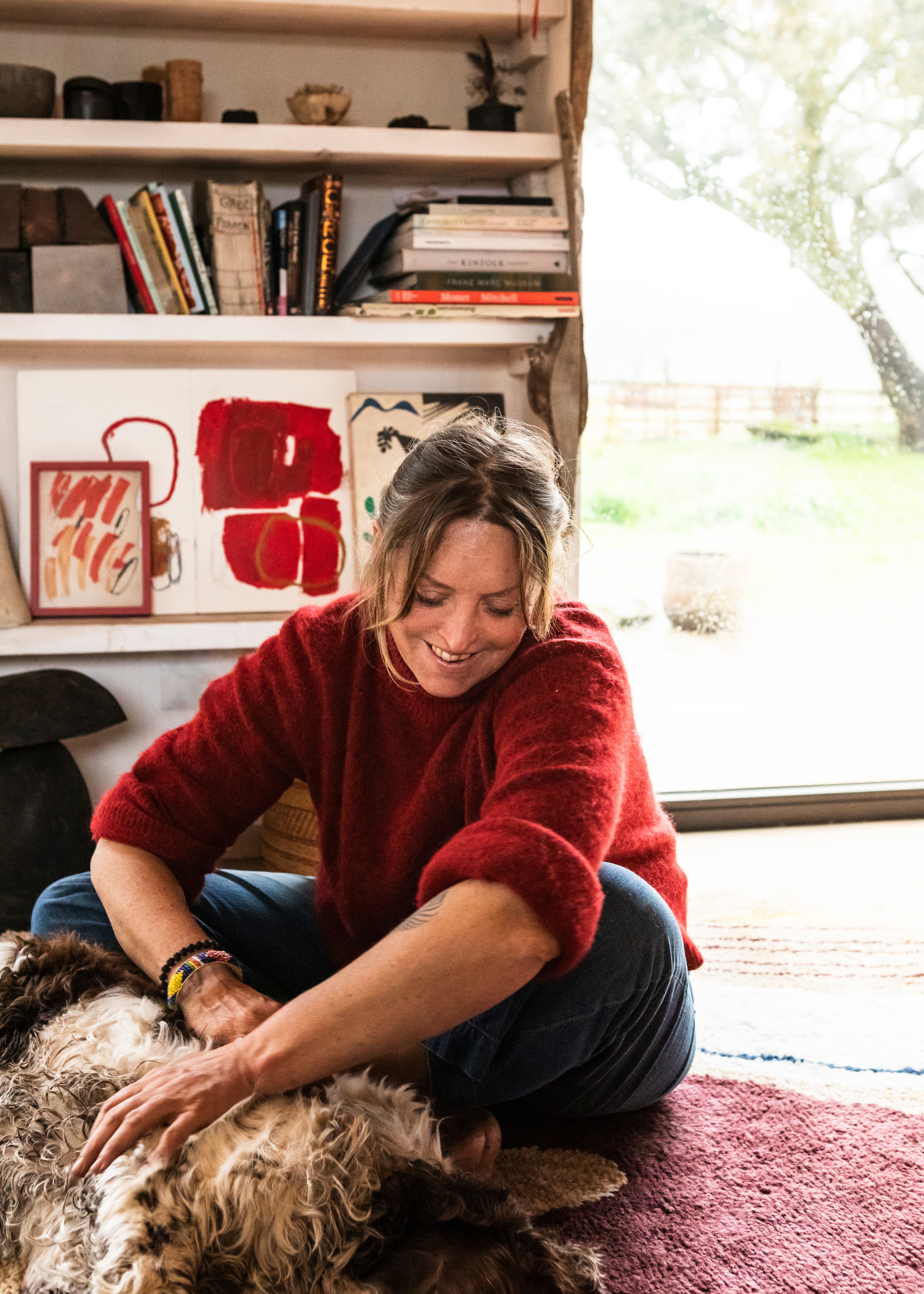 heather&#8\2\17;s daily routine always includes communing with her animals. 20