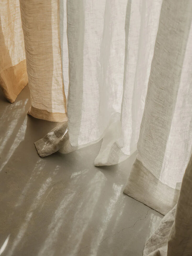 the by mölle curtains sheer linen curtain is a super sheer open weave linen fa 22