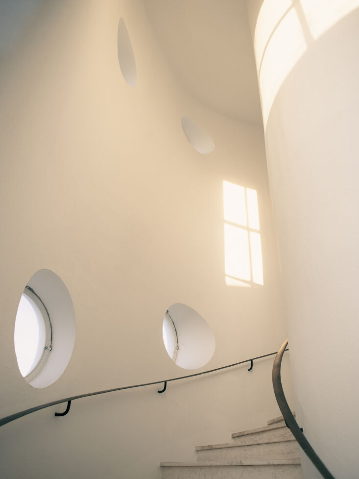 the original ironwork details and porthole windows remain in the building. 18