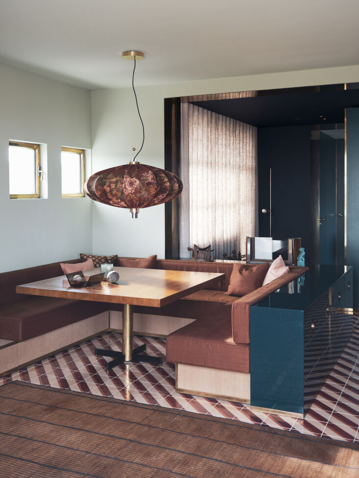 a good view of the vietri tile flooring which directly reference gio ponti& 23