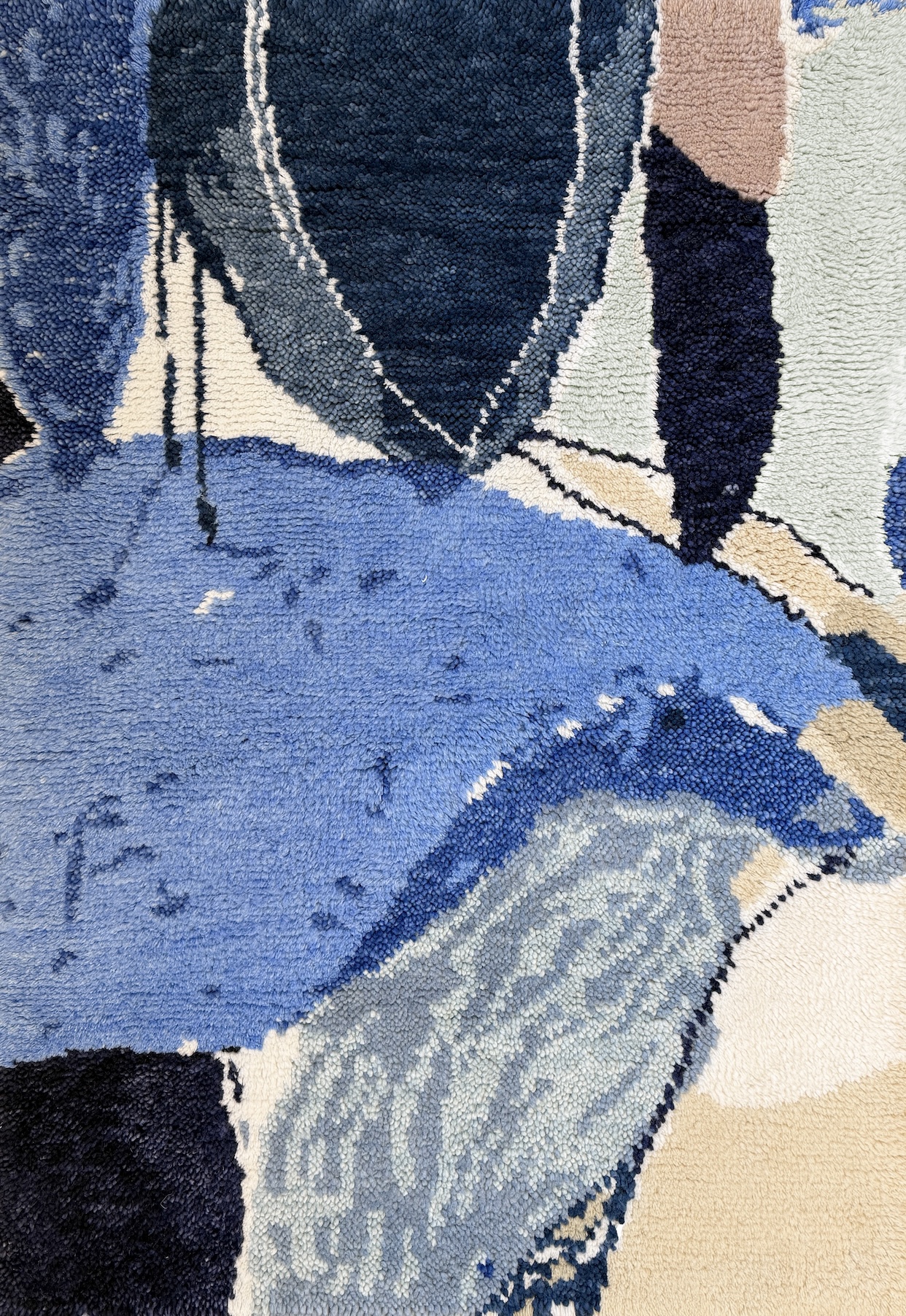 blue lake. to capture the depth and variation of the colors in chontos’s pain 23