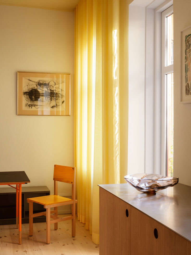 colorful translucent curtains from arne aksel make use of kvadrat air textiles, 17