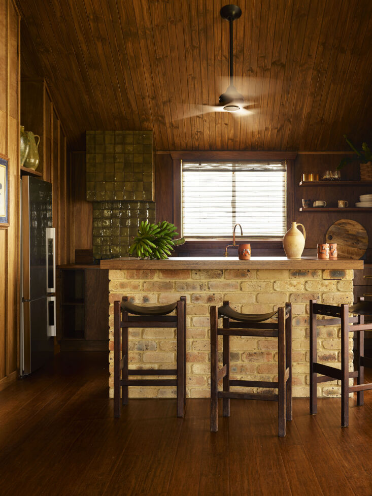 the barns also have full kitchens with bars of recycled brick and astra walker 20