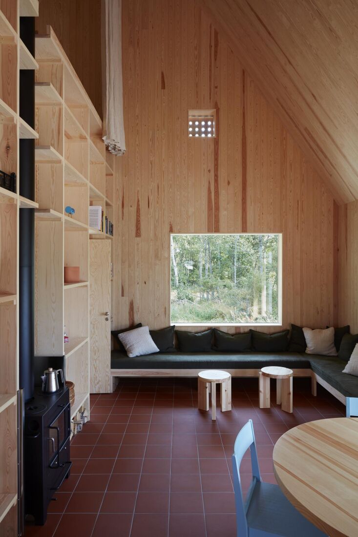 the built in sofa upholstery is nevotex and the two stools out in front are 00\ 20