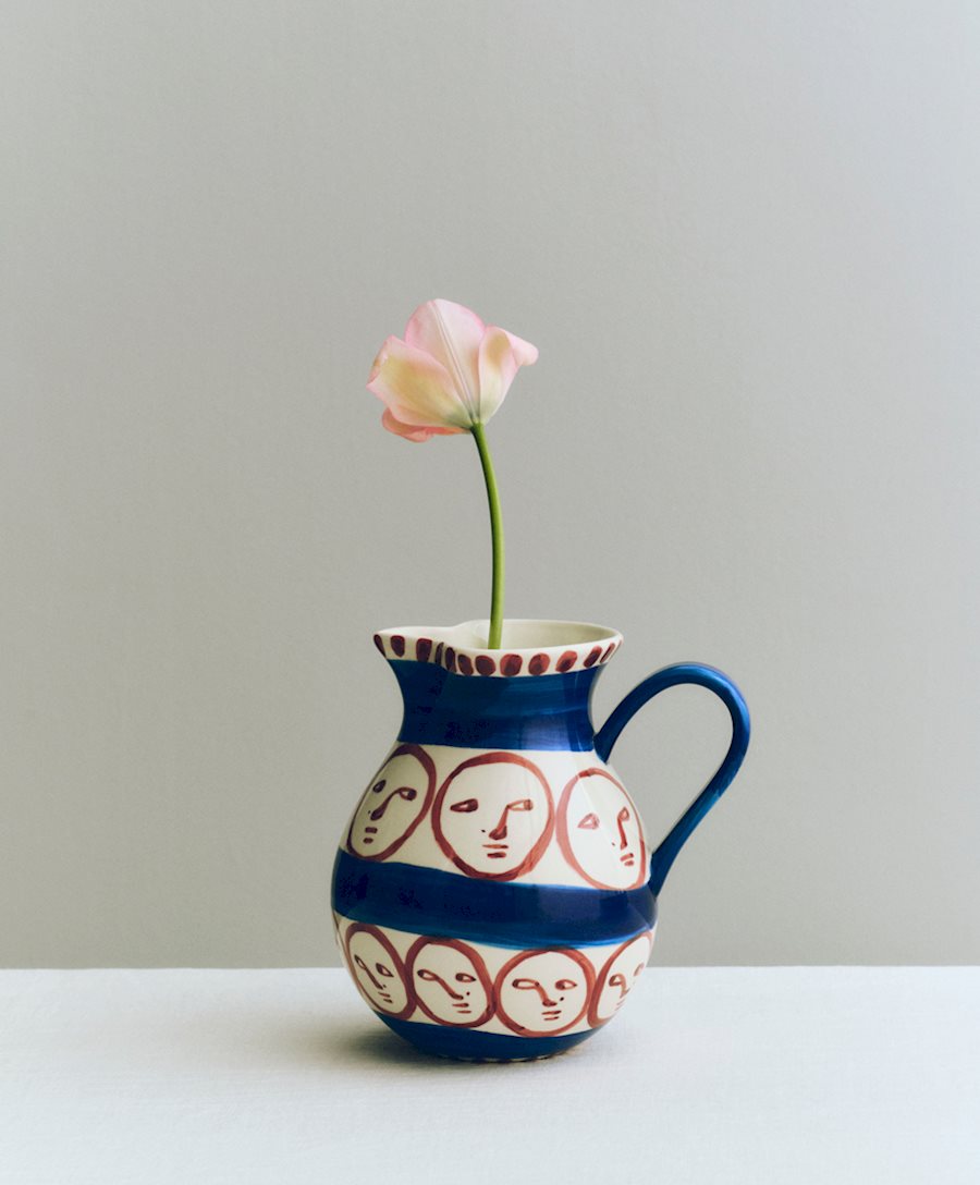 la faccia jug, \$99, directly references an italian renaissance piece at the me 19
