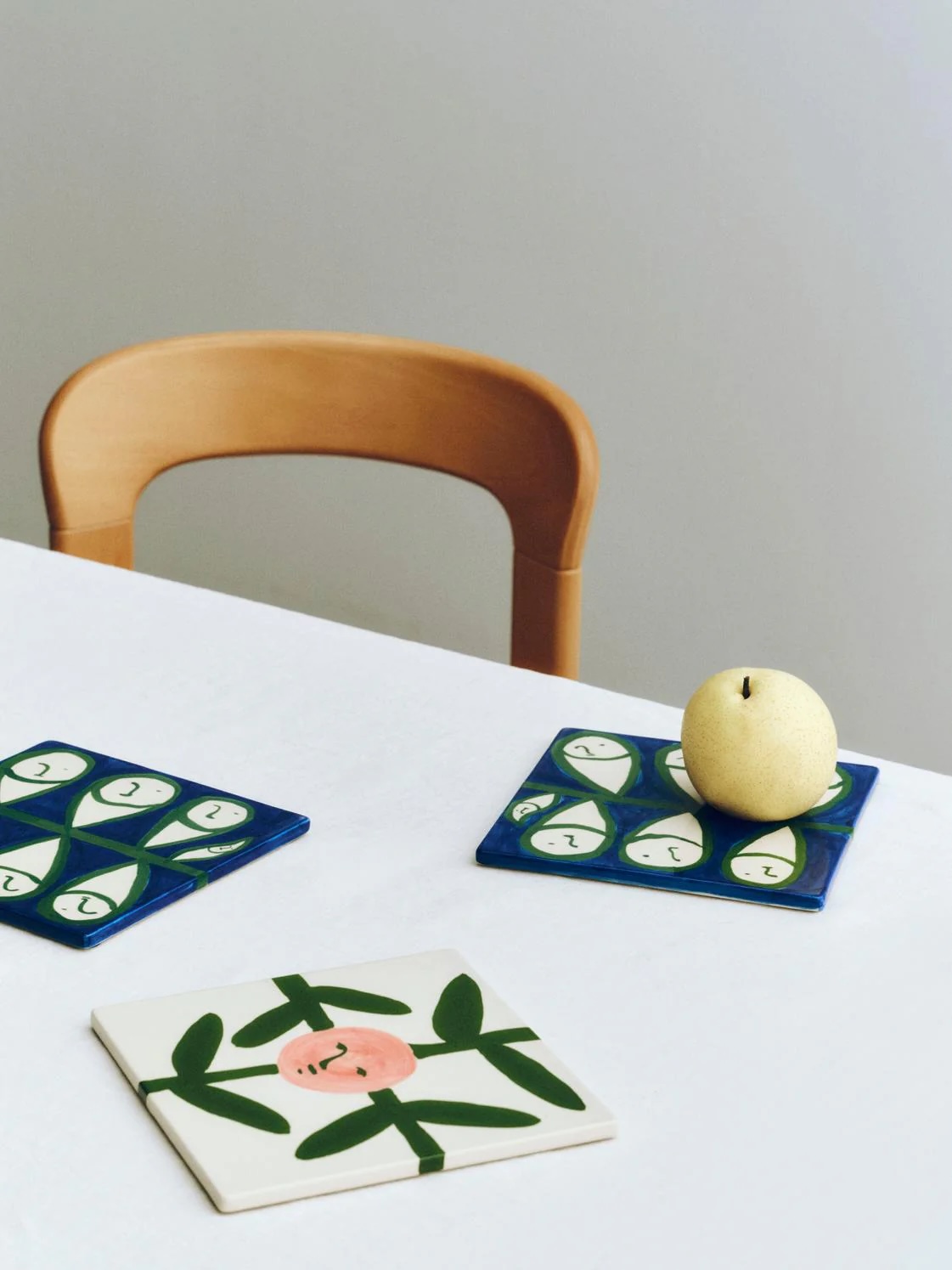 peter&#8\2\17;s plant and blush face vine trivets; \$45. 22