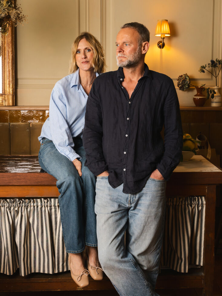 amanda and kristian in their newly opened shop. 30