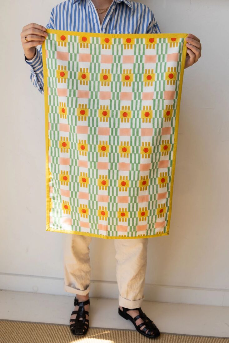 mccalls block shop tea towel