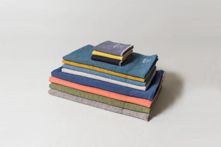 from japan: the \100 percent cotton moku light towel is available in a slew of  30