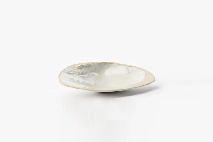 this pretty dish looks like it was pocketed on a beach walk. shop now. 22