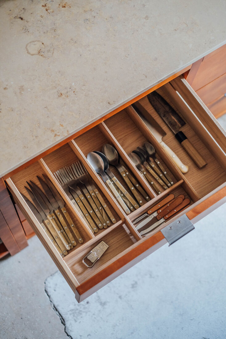inside the kvänumxframa cabinetry: flatware by sabre. 19