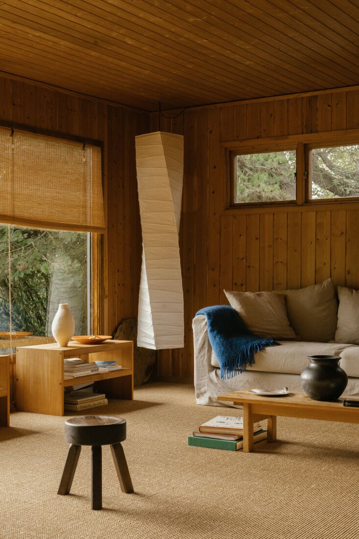 the house is designed with honest, natural materials from various woods and lin 17