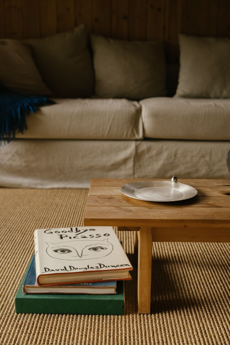 the floors are finished in sisal carpeting. for the first few years, kasia and 18