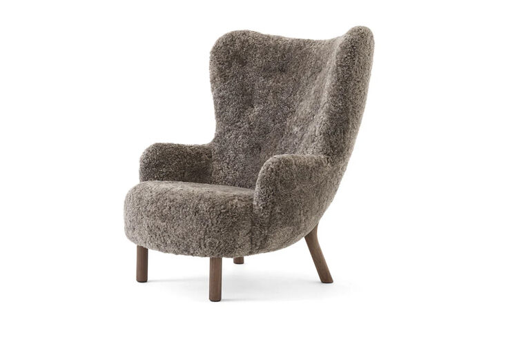 a scandinavian classic, the &tradition petra vb3 armchair in sahara sheepsk 28