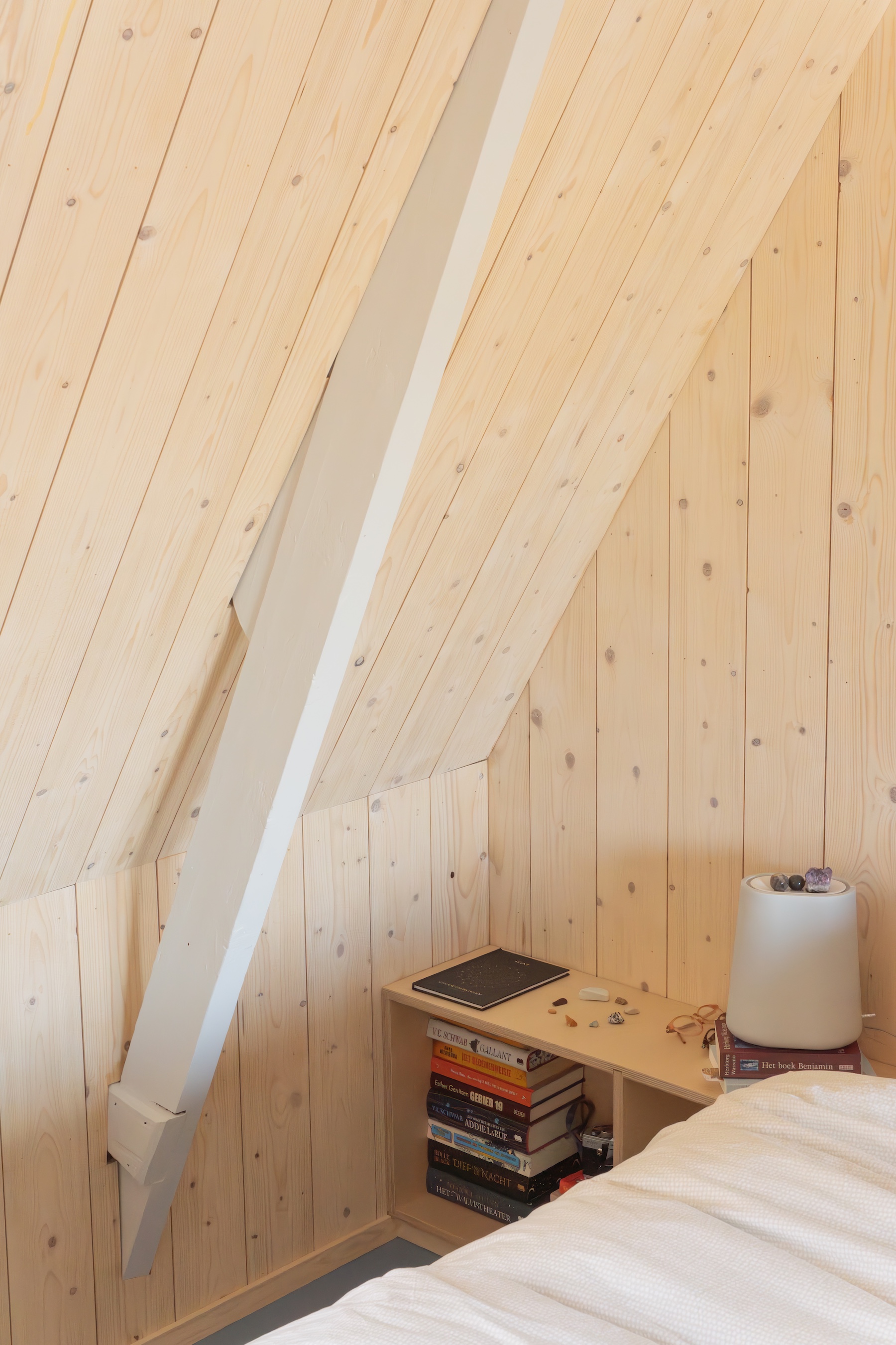 the upstairs was originally divided into three tiny rooms; aron and irene turne 28