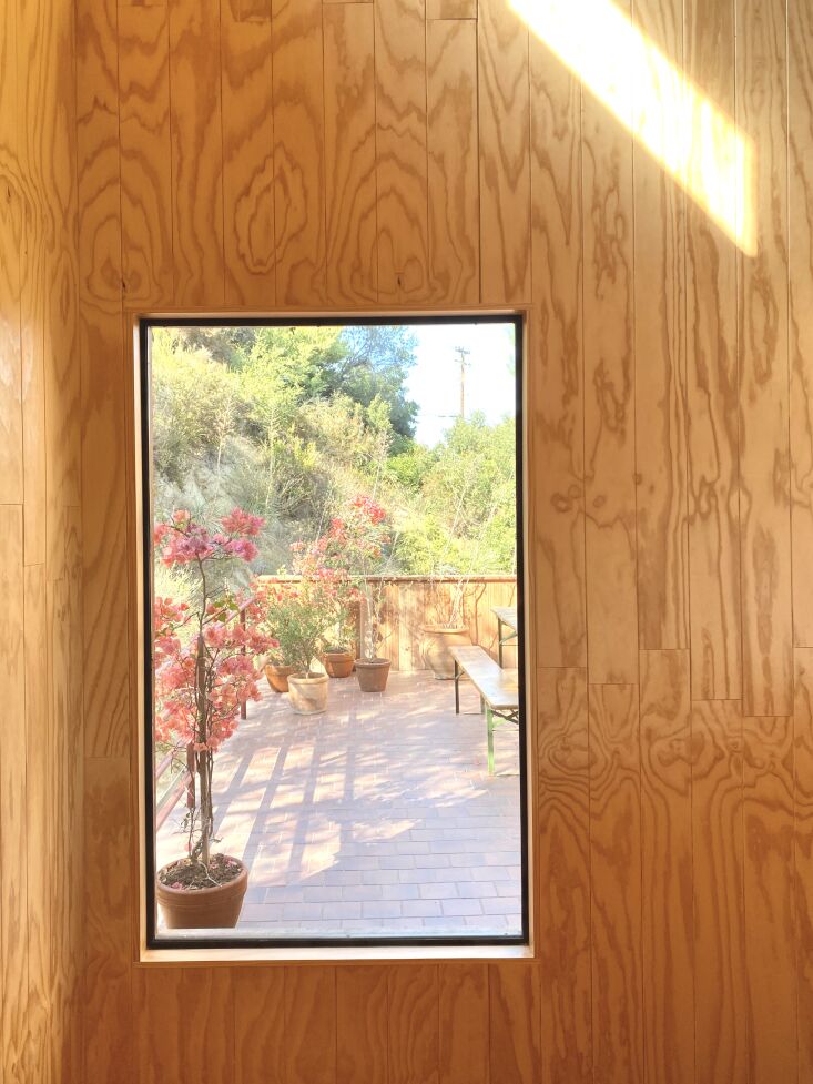 a view from the newly installed windows onto the deck. photograph by beatrice f 28