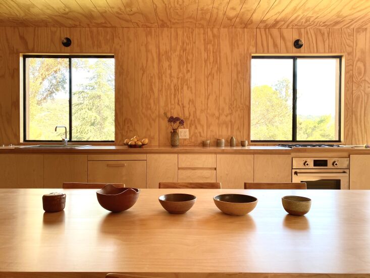 the kitchen countertop is oak while the cabinets are, as mentioned above, birch 23