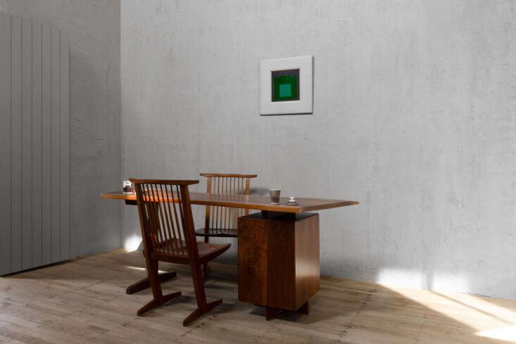 works from legendary george nakashima and josef albers at blue mountain school  18