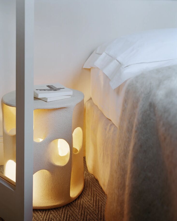 the side table is a favorite design of corpus studio: the guy bareff illuminate 22