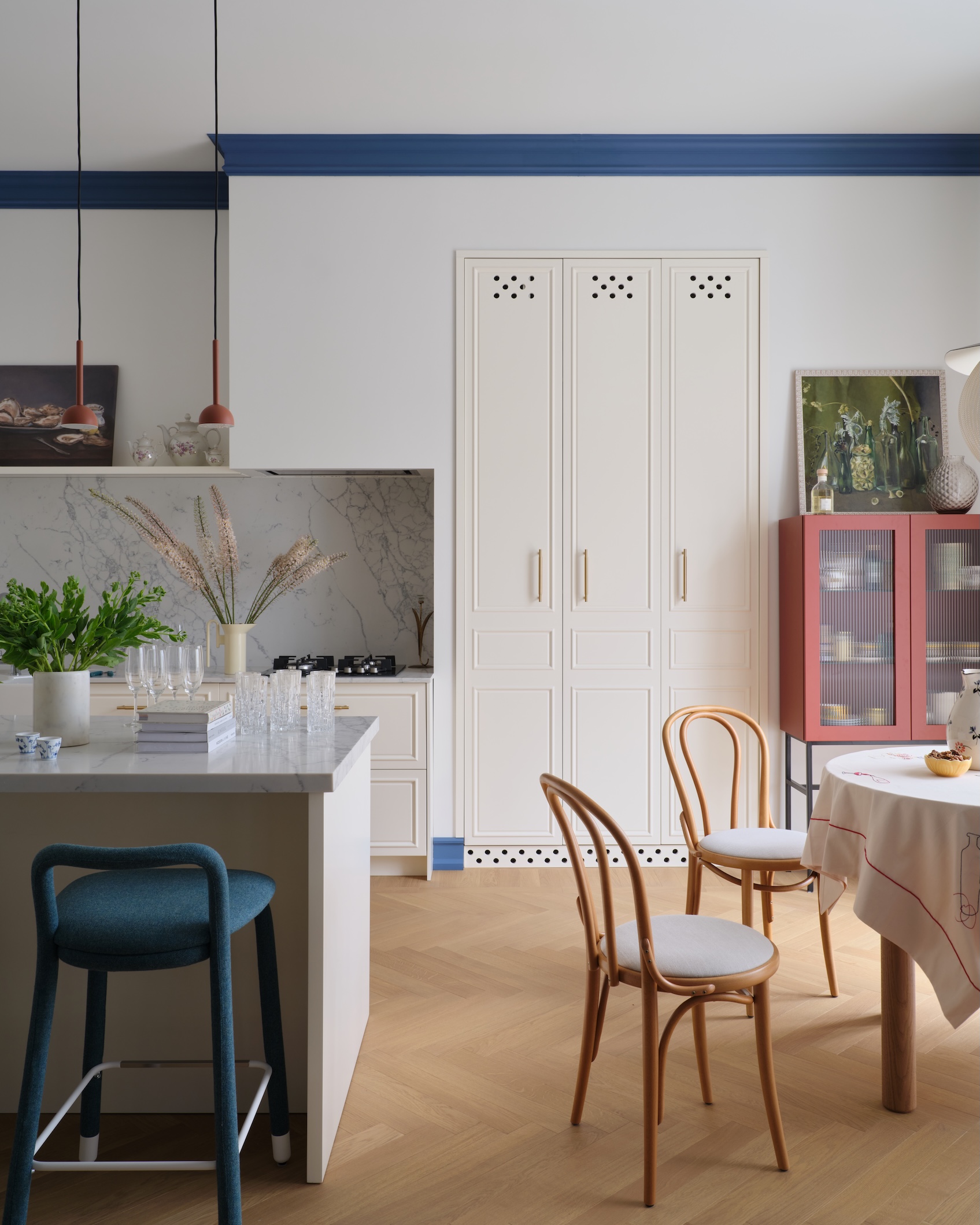 located in a new building, the apartment was raw space with no walls when fariz 18