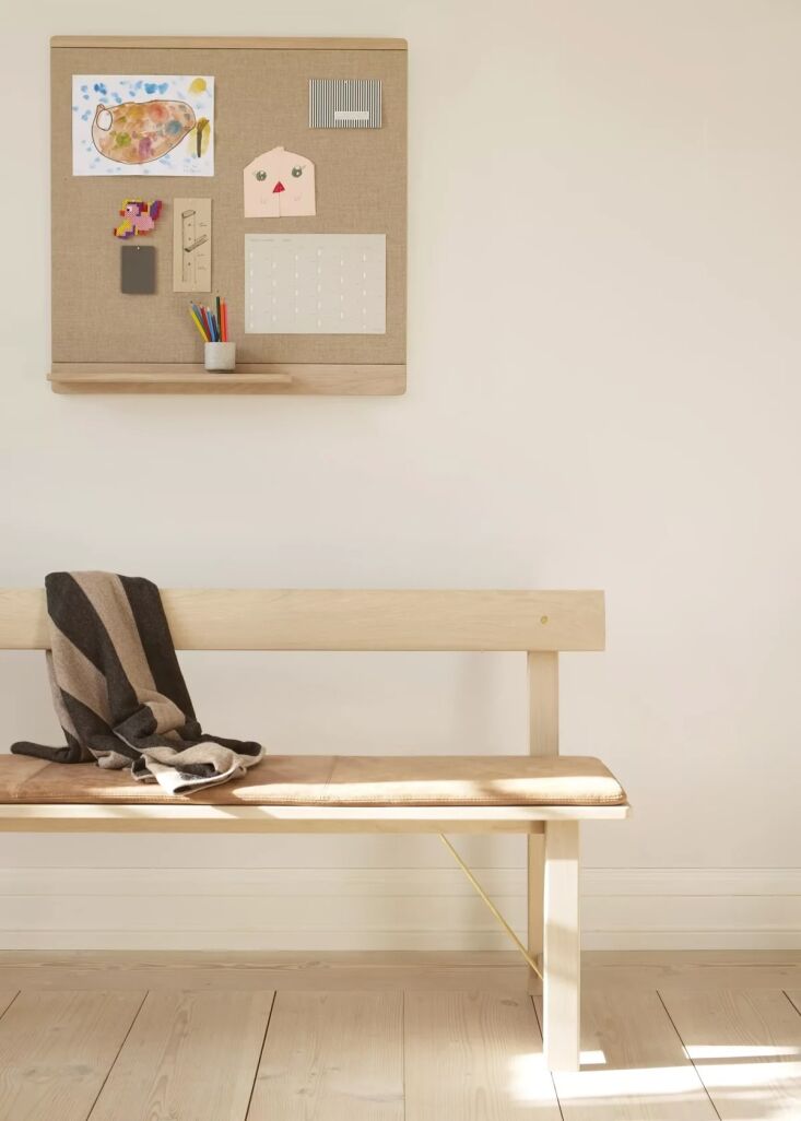 from danish design brand form & refine, a sophisticated square pinboard, \$ 28