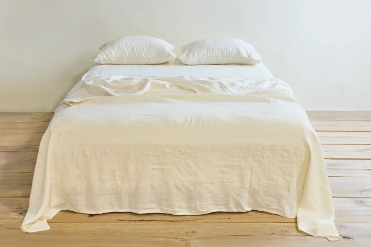 &#8\2\20;on the higher end, we got a pair of hawkins new york linen sheets  22