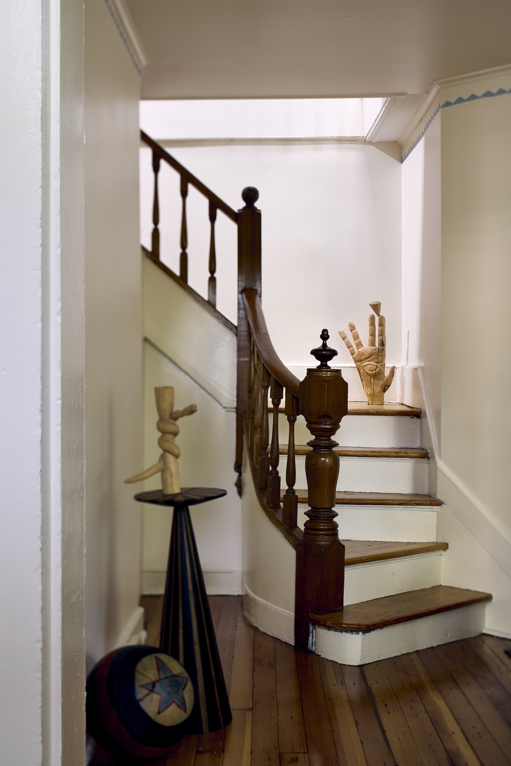 the winding stair has since been adorned with sterling silver fish appliqués o 24