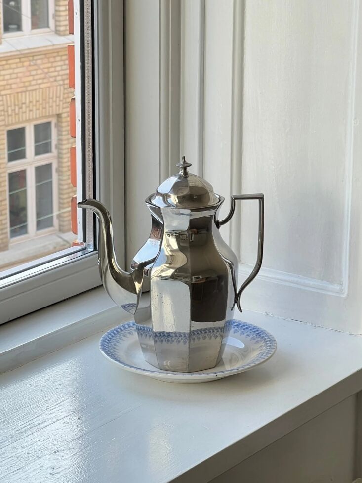 a silver plated teapot is \$6\2 at neroli. 18