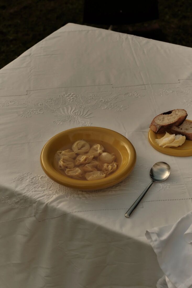 the permissively named everything bowl in mustard. 23