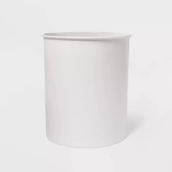 the threshold solid wastebasket in powder coated steel is \$\25. 24