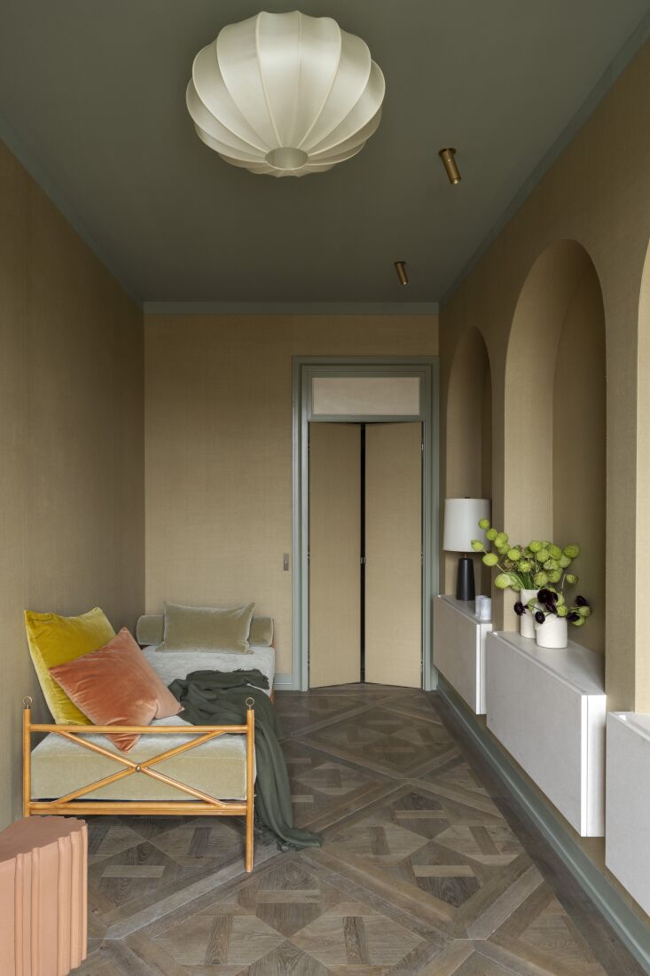 another small space acts as guest room fitted with a jacques adnet circa \1950  29