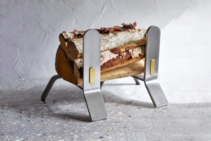 eldvarm cooper andirons firedog 258