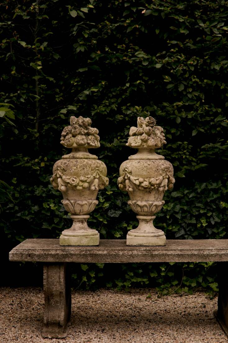 weathered, mossy statuary adds a haunting note to the garden. take a look aroun 17