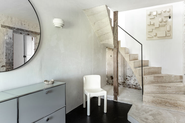 balancing the rough with the smooth, the main entrance to maison légère is li 28