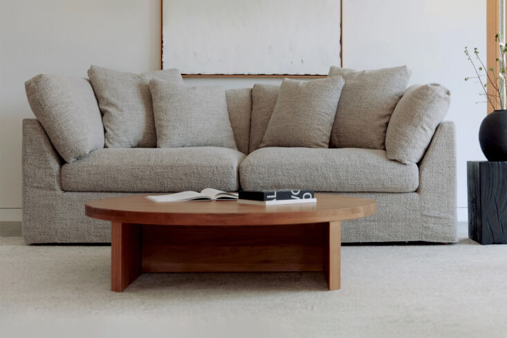 the sundays get together \2 piece modular sofa is 76 inches long; \$\2,780 at s 29