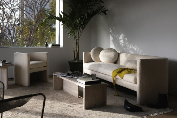 the elegant arc sofa from trnk is available in 60, 65, 70, and 75 inch lengths  22